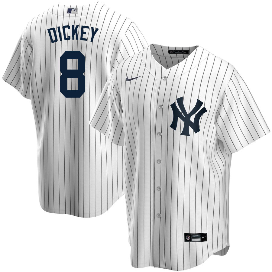 2020 Nike Men #8 Bill Dickey New York Yankees Baseball Jerseys Sale-White